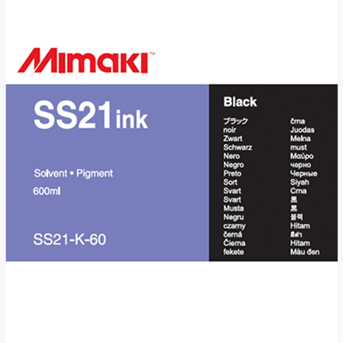 Netshop.Too - ミマキ SS21 ソルベントインクパック ブラック SS21-K-60 (600ml): トナー・インク