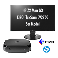 HP Z2 Mini G3 [NXe[Vi512+1TBj{ EIZO EV2750 Zbgf