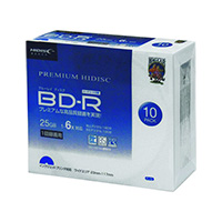 HI DISC  BD-R 25GB 6X 10 HDVBR25RP10SC