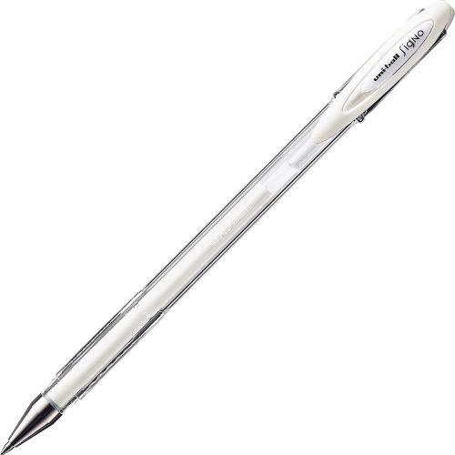 三菱鉛筆 ユニボールシグノ (細) UM120AC 白 10本入り デザインツール 三菱鉛筆 ユニボールシグノ (細) UM120AC 白 10本入り デザインツール