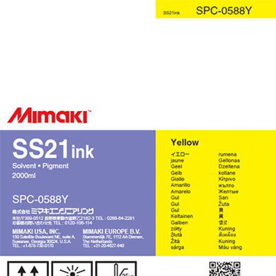 Netshop.Too - ミマキ SS21ソルベントインクパック(2L) イエロー SPC 