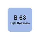 コピックスケッチ B63 ライト・ハイドランジア