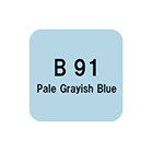 コピックスケッチ B91 ペール・グレイッシュ・ブルー