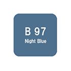コピックスケッチ B97 ナイト・ブルー