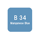 コピックスケッチ B34 マンガニーズ・ブルー