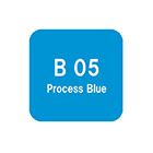 コピックスケッチ B05 プロセス・ブルー