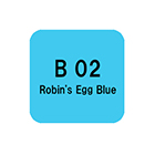 コピックスケッチ B02 ロビンズエッグ・ブルー