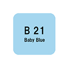コピックスケッチ B21 ベイビー・ブルー