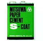 ミツワ ペーパーセメントS-CORT（片面塗り）緑 4L缶 3800cc
