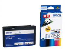 EPSON インクカートリッジ カラー 4色一体型 大容量 ICCL45B