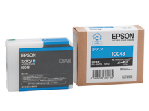 EPSON インクカートリッジ シアン 80ml ICC48