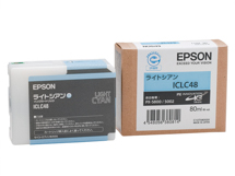 EPSON インクカートリッジ ライトシアン 80ml ICLC48