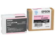 EPSON インクカートリッジ ライトマゼンタ 80ml ICLM48