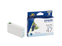 EPSON インクカートリッジ ライトシアン ICLC47
