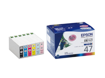 EPSON インクカートリッジ カラー 6色パック IC6CL47