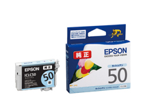 EPSON インクカートリッジ ライトシアン ICLC50
