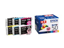 EPSON インクカートリッジ カラー 6色パック IC6CL50
