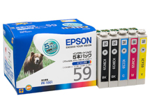 EPSON インクカートリッジ カラー 4色パック IC5CL59
