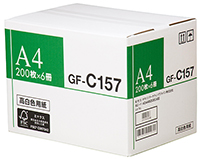 CANON 高白色用紙 GF-C157 A4 200枚×6冊(1箱)