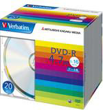 Verbatim データ用DVD-R 4.7GB 16倍速 20枚入 DHR47J20V1