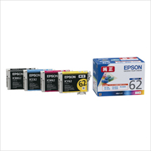 EPSON インクカートリッジ カラー 4色パック IC4CL62