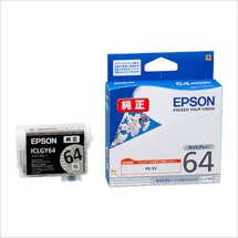 EPSON インクカートリッジ ライトグレー ICLGY64