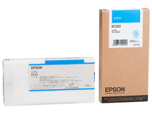 EPSON インクカートリッジ シアン 200ml ICC63