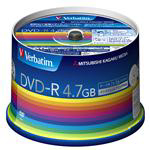 Verbatim データ用DVD-R 4.7GB 16倍速 50枚入 DHR47JP50V3
