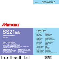 ミマキ SS21ソルベントインクパック(2L) ライトシアン SPC-0588LC
