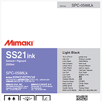 ミマキ SS21 ソルベントインクパック（2L）ライトブラック SPC-0588LK