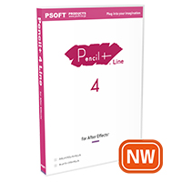 PSOFT Pencil+4 Line for After Effects　ネットワーク版