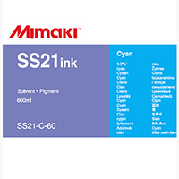 ミマキ SS21 ソルベントインクパック シアン SS21-C-60 (600ml)