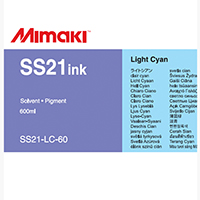 ミマキ SS21 ソルベントインクパック ライトシアン SS21-LC-60 (600ml)