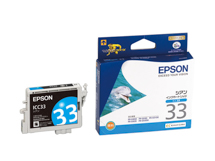 EPSON インクカートリッジ シアン ICC33
