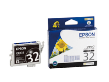 EPSON インクカートリッジ ブラック ICBK32