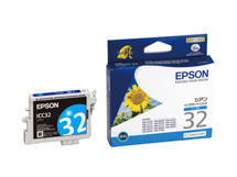 EPSON インクカートリッジ シアン ICC32