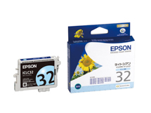 EPSON インクカートリッジ ライトシアン ICLC32